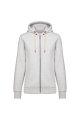 Dames Hoodie met rits Vintage Kariban KV2307 ASHHEATHER